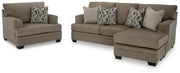 Stonemeade Sofa Chaise and Oversized Chair