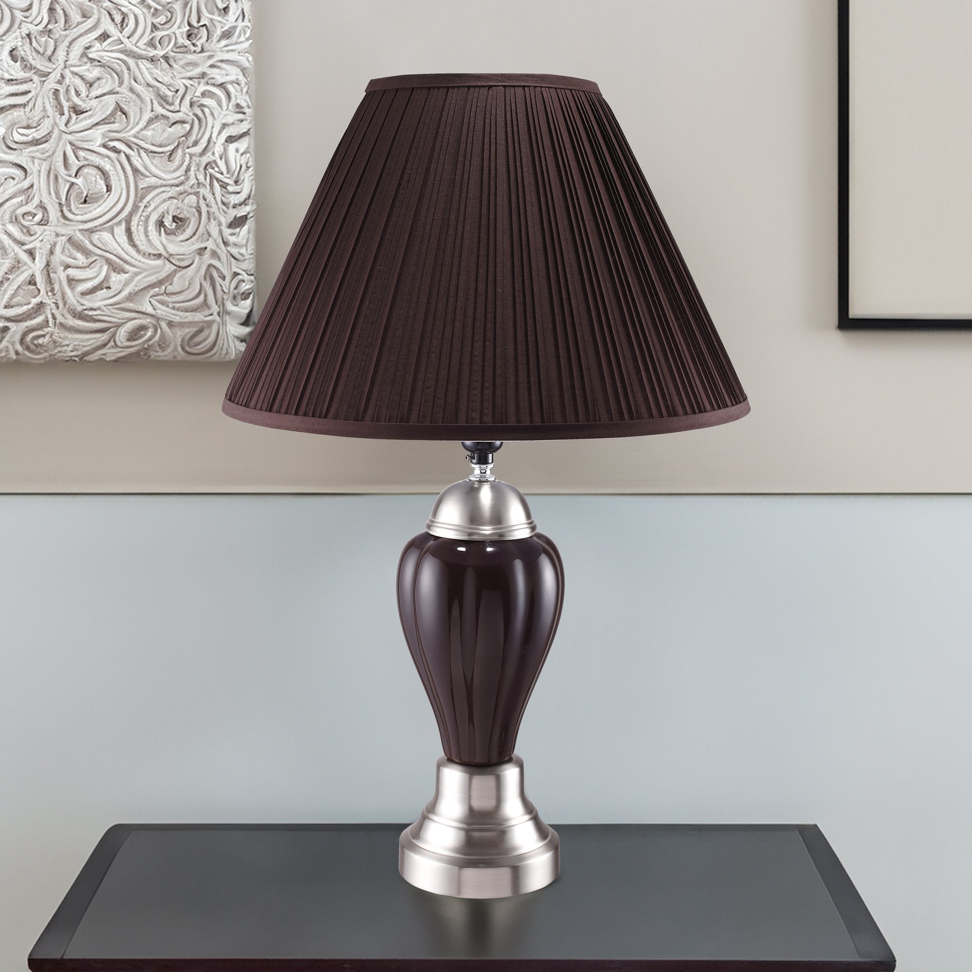 26  PORCELAIN LAMP  IVORY