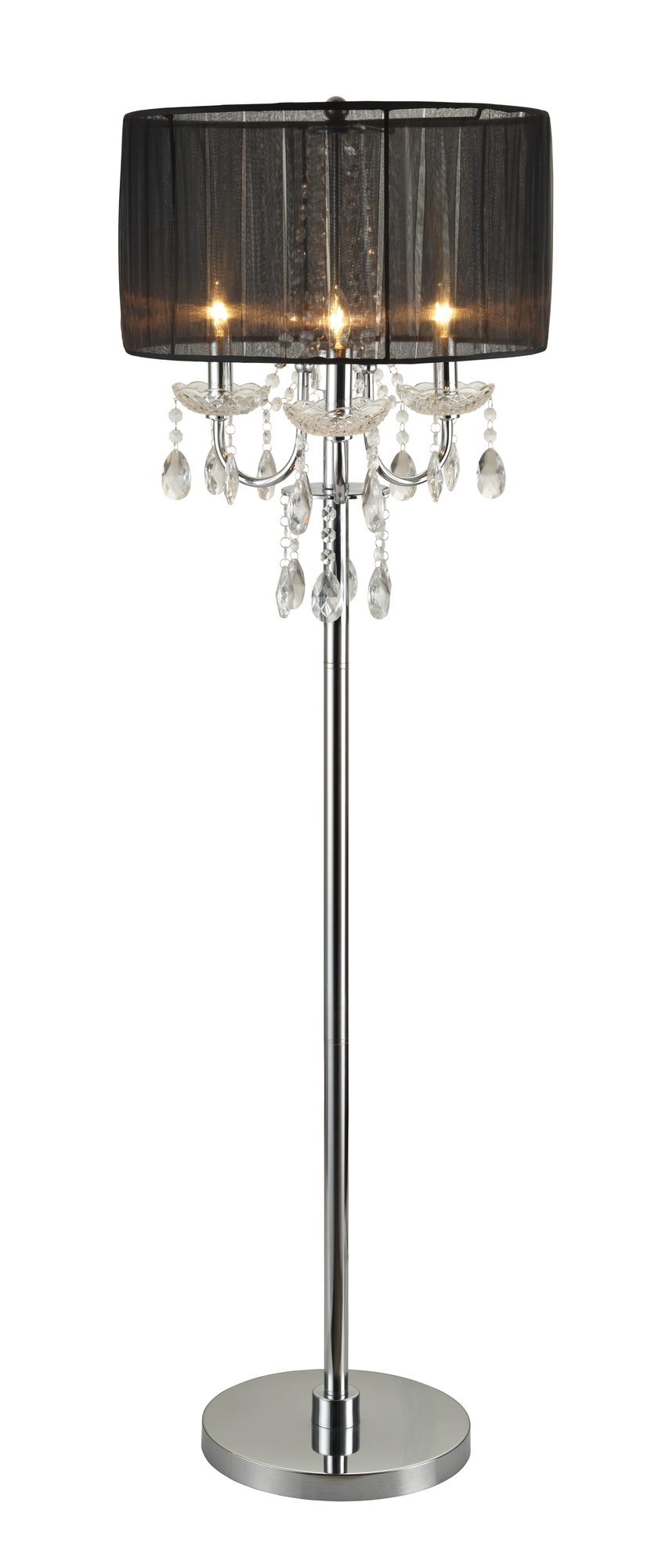 CHANDELIER TABLE TOUCH LAMP 29.5 H