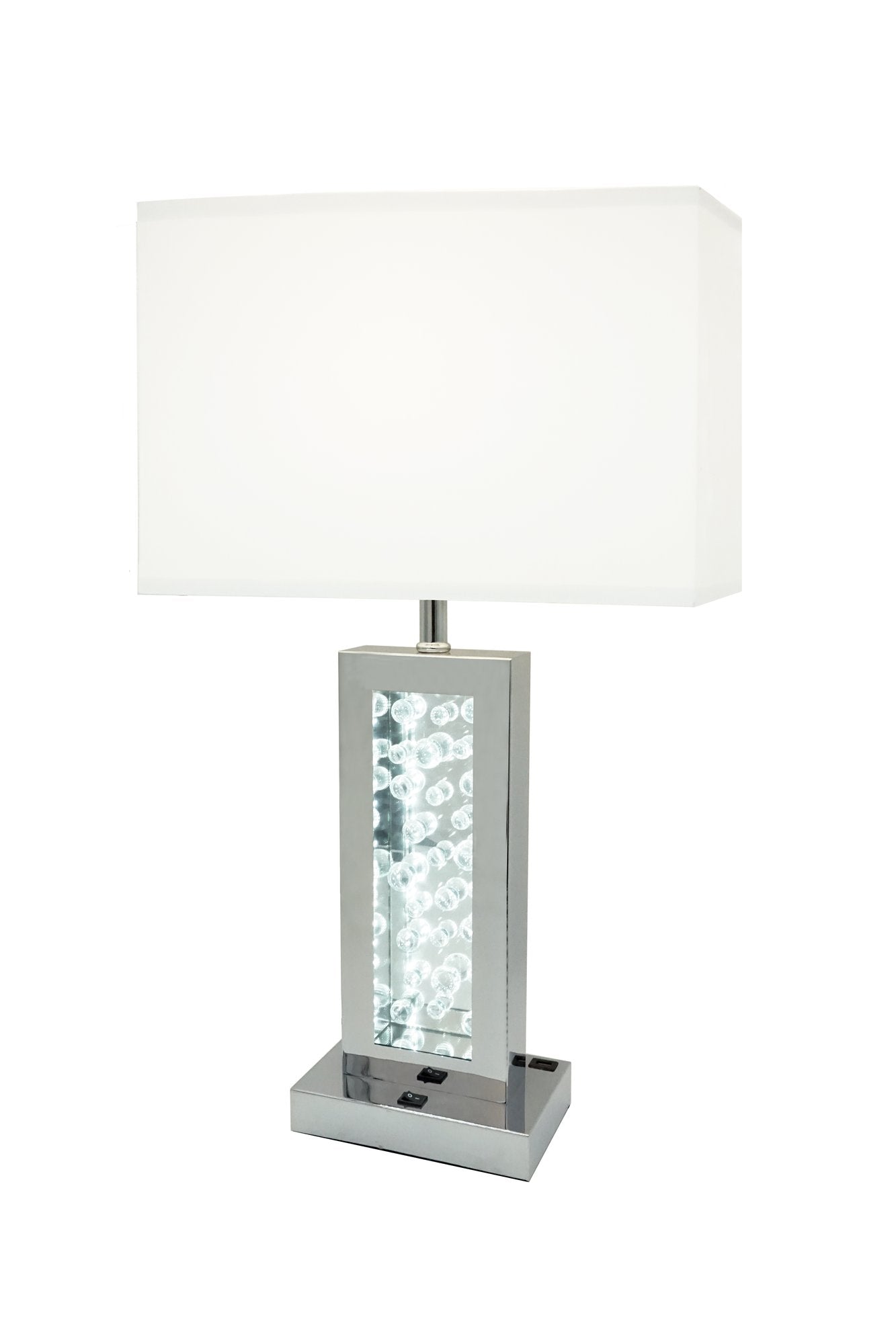 MONICA LAMP BLACK NICKEL-LED ACCENT