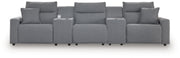 Modmax II 5-Piece Power Reclining Sectional with Consoles