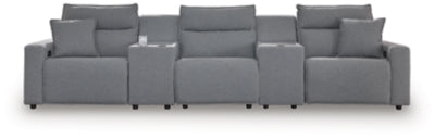 Modmax II 5-Piece Power Reclining Sectional with Consoles