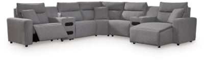 Modmax II 7-Piece Power Reclining Sectional with Chaise and Audio Consoles