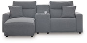 Modmax II 3-Piece Power Reclining Sectional with Chaise and Console