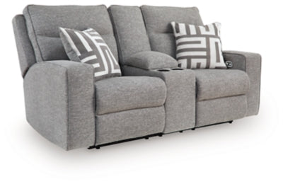 Biscoe Power Reclining Loveseat with Console