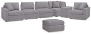Modmax 6-Piece Sectional and Ottoman