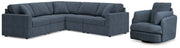 Modmax 5-Piece Sectional and Swivel Glider Recliner
