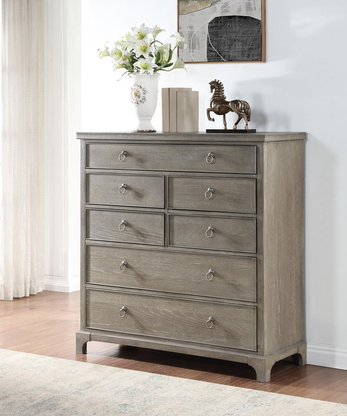 Gray Queen 3-Piece Bedroom Set B022