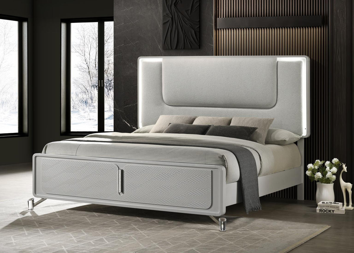 Cool Gray Night Stand