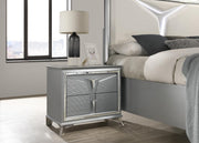 Olive Silver Night Stand