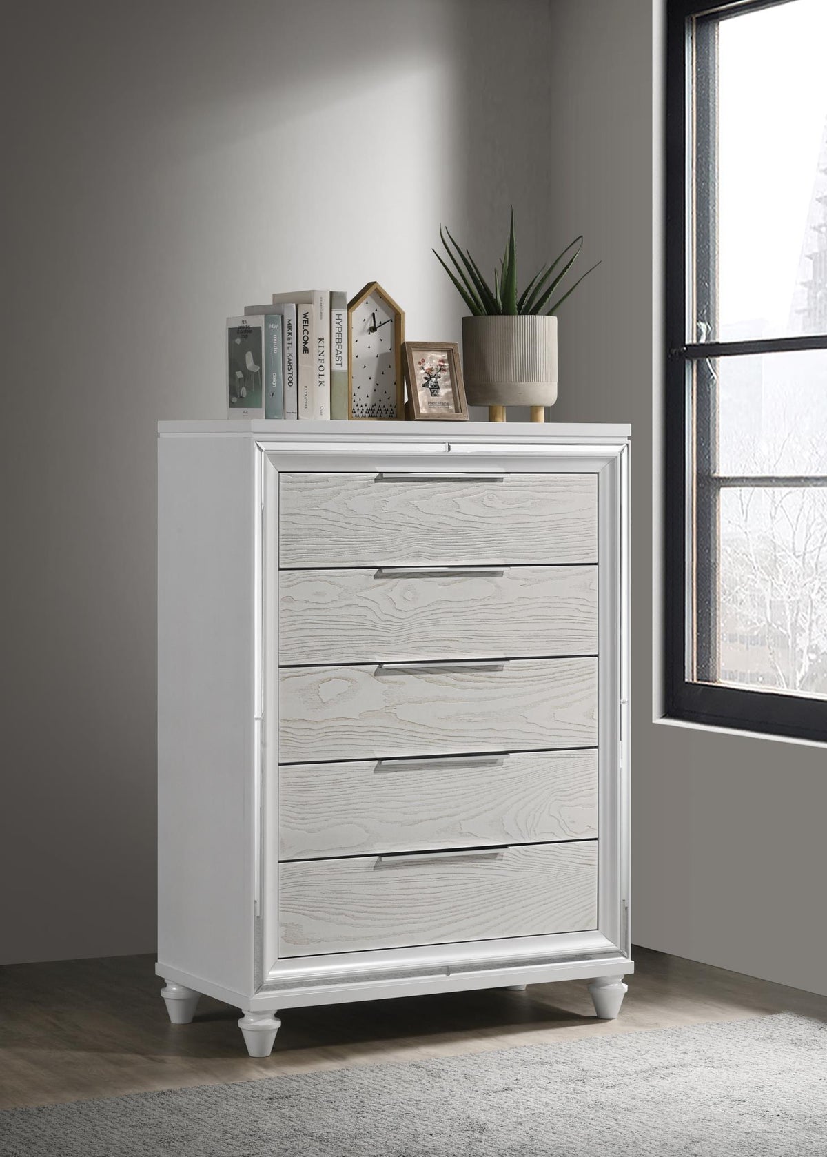 Pale Almond King 3-Piece Bedroom Set