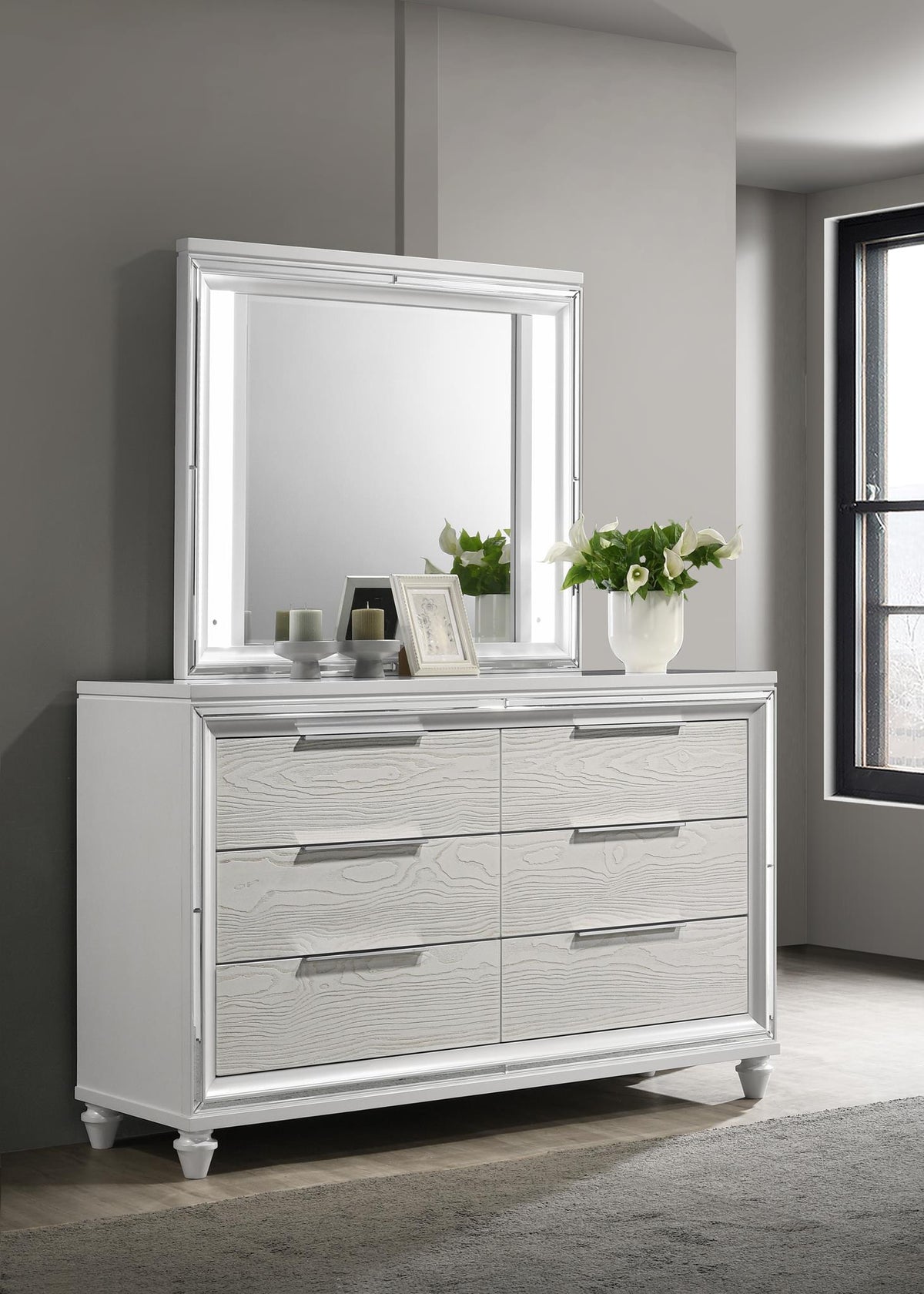Pale Almond Queen 3-Piece Bedroom Set