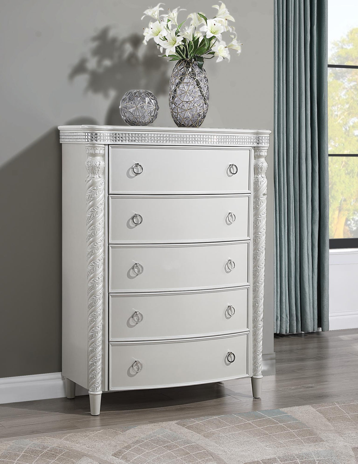 Silver Queen 3-Piece Bedroom Set B033