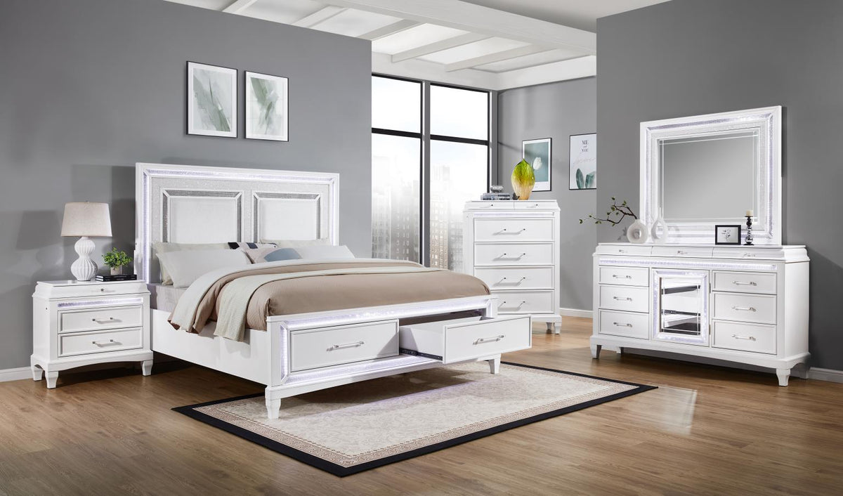 White LED Night Stand