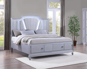 Silver LED Bed