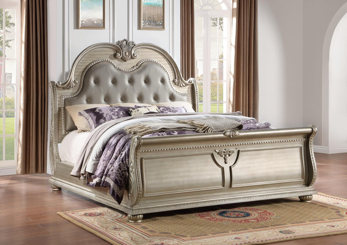 Champagne Queen 3-Piece Bedroom Set
