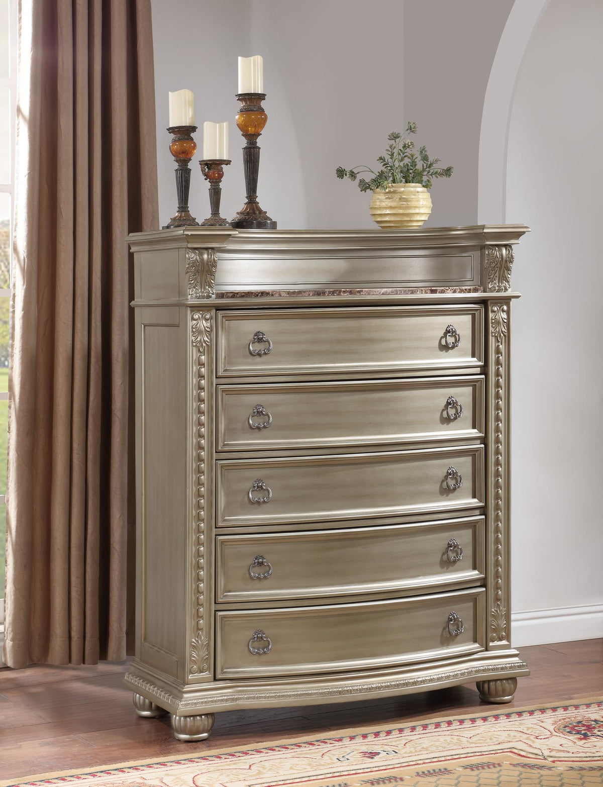 Champagne Queen 3-Piece Bedroom Set