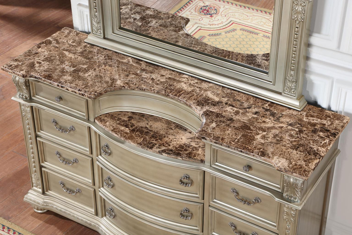 Champagne Queen 3-Piece Bedroom Set