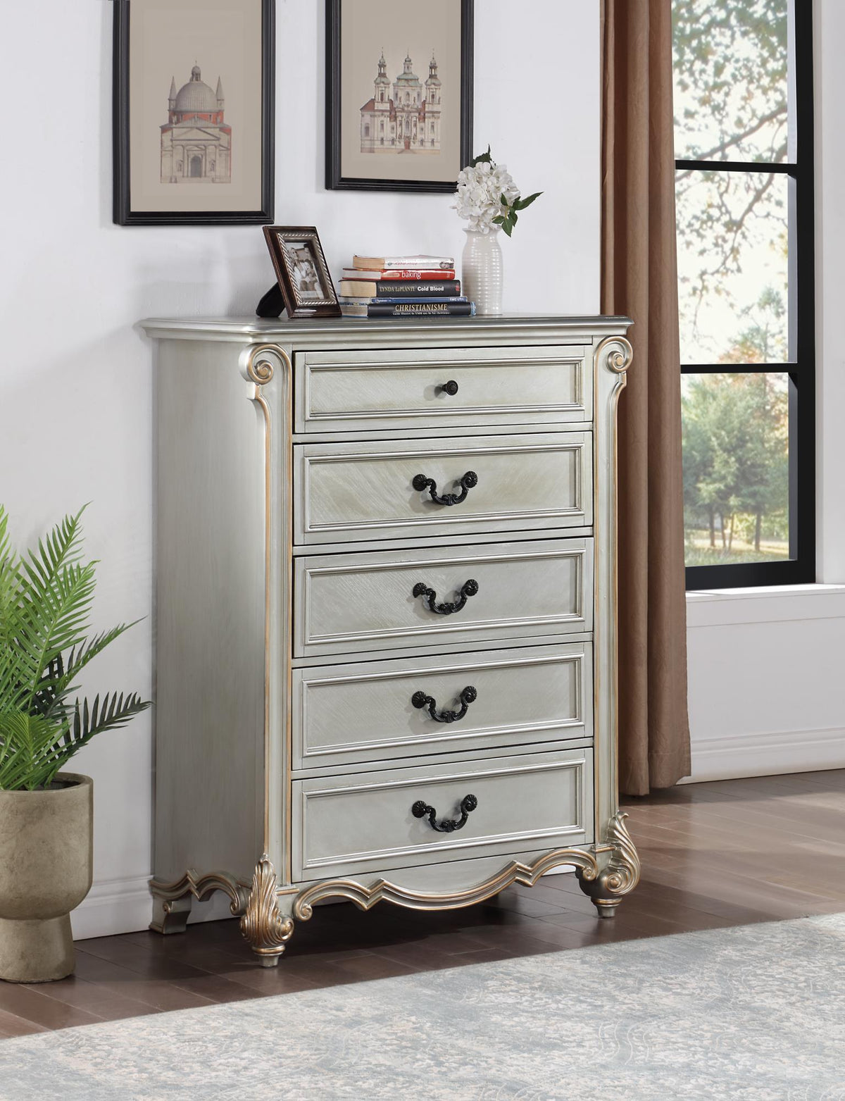 Antique Platinum Bed