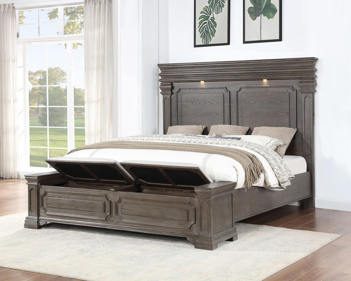 Dark Gray King 5-Piece Bedroom Set