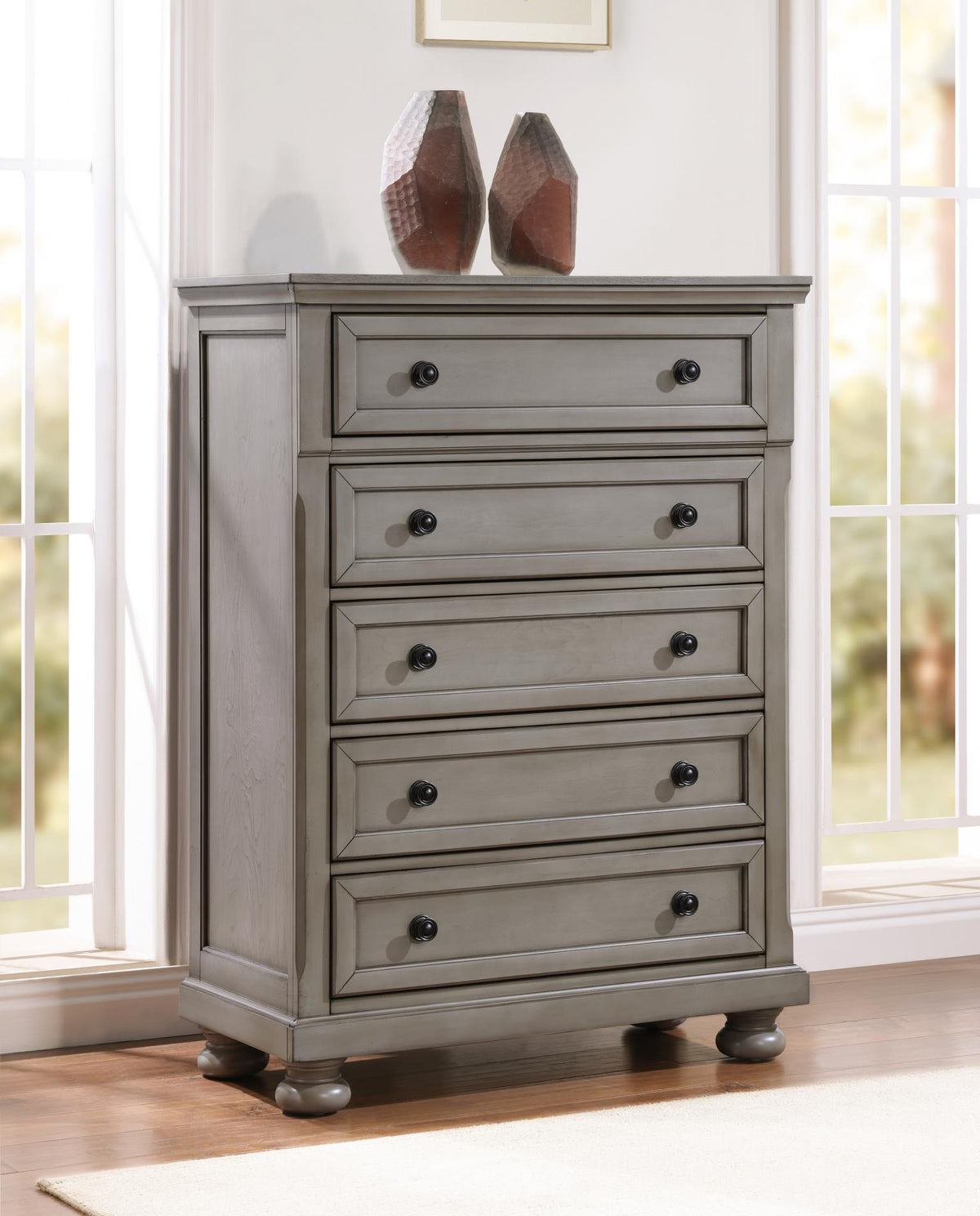 Light Gray King 3-Piece Bedroom Set B070