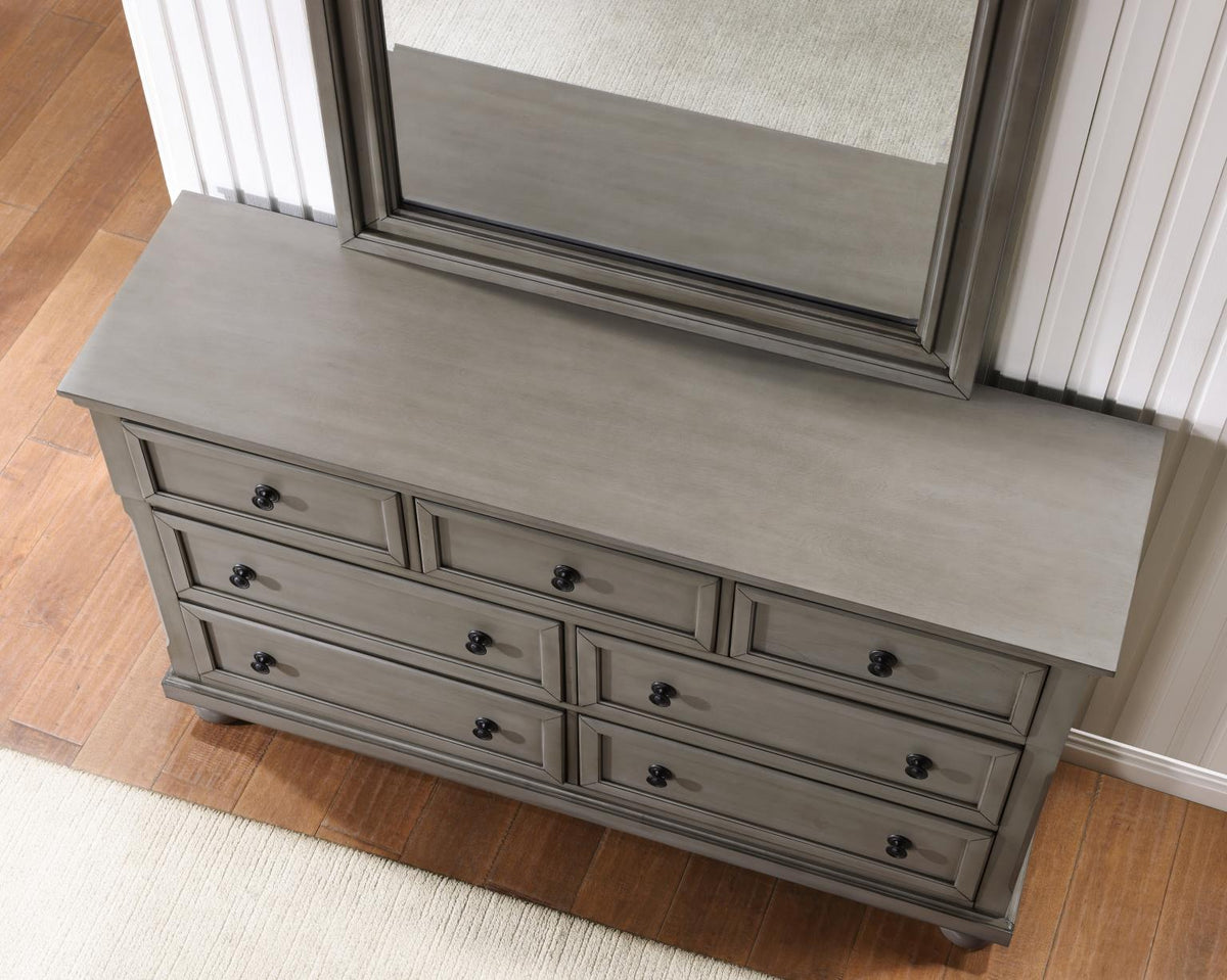 Light Gray King 3-Piece Bedroom Set B070