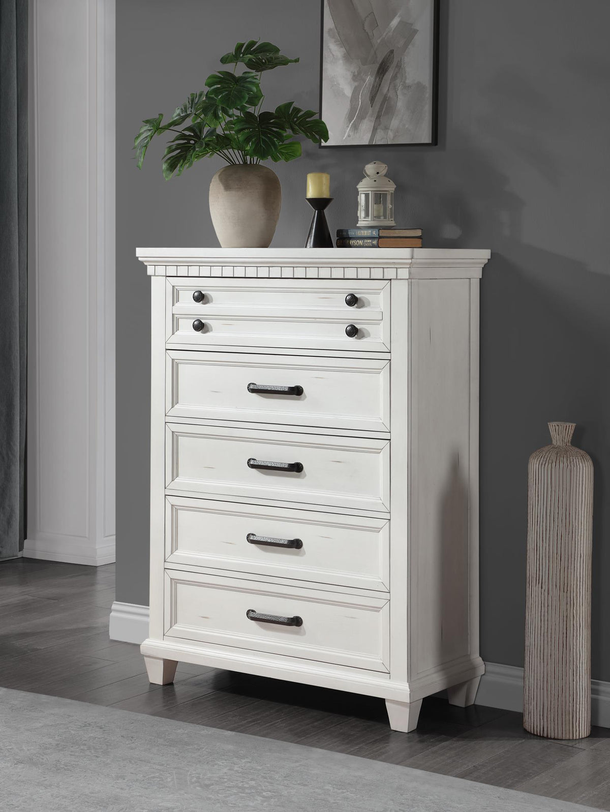 White Queen 3-Piece Bedroom Set B078