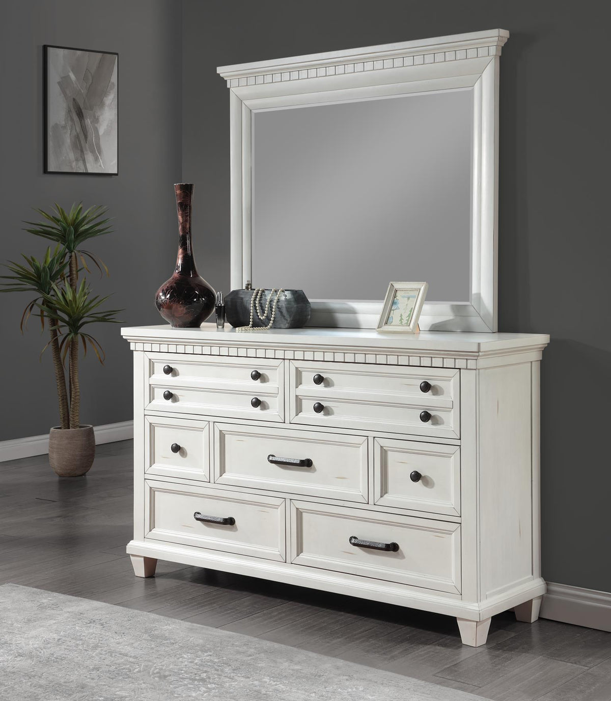 White Dresser