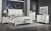 White Queen 5-Piece Bedroom Set B078
