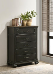Charcoal Black Chest