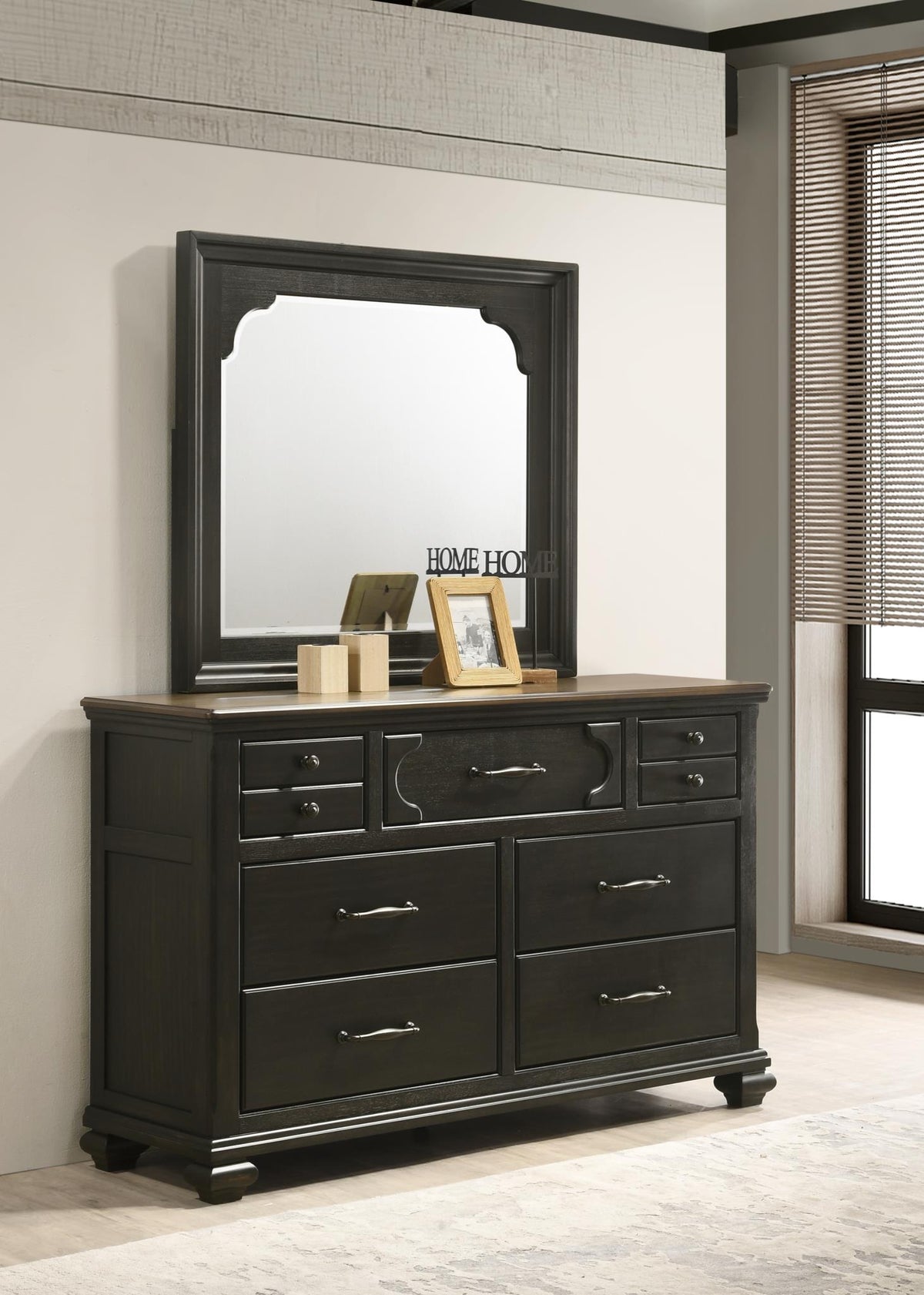 Charcoal Black Dresser