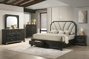 Charcoal Black Queen 3-Piece Bedroom Set