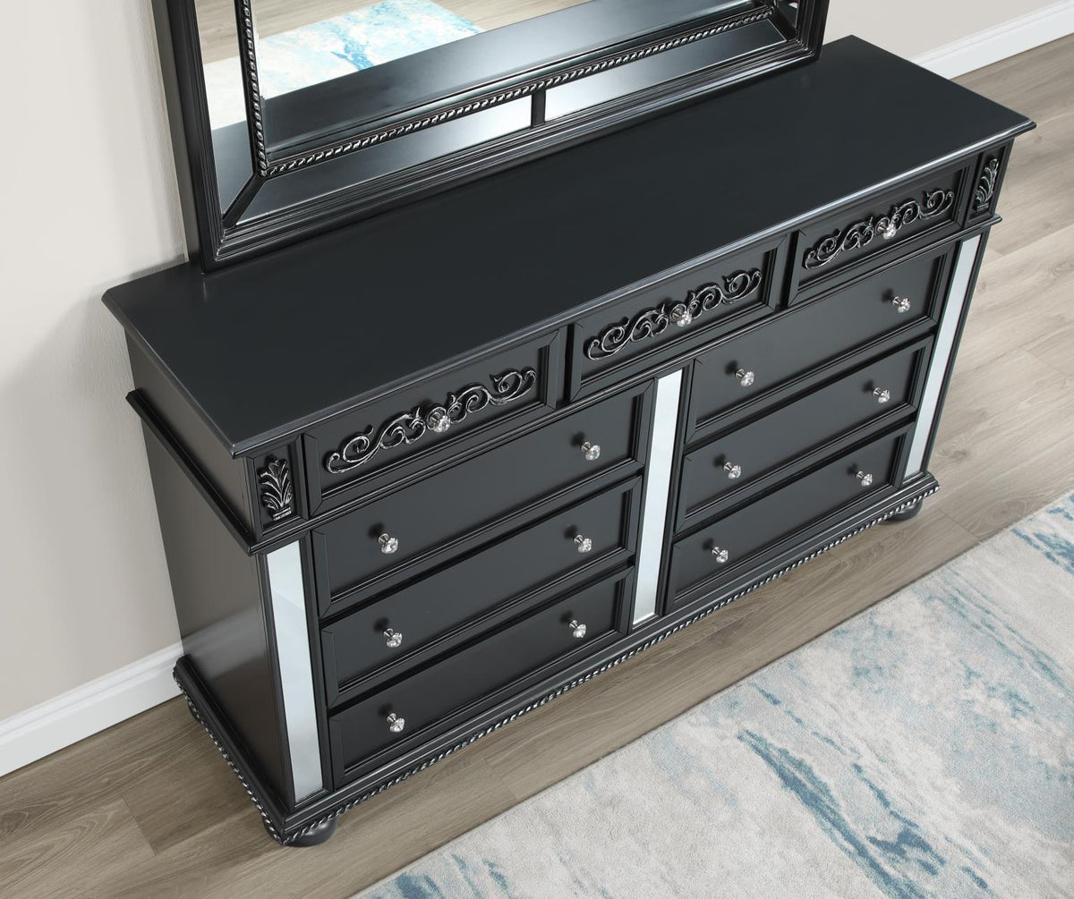 Black Queen 3-Piece Bedroom Set B091