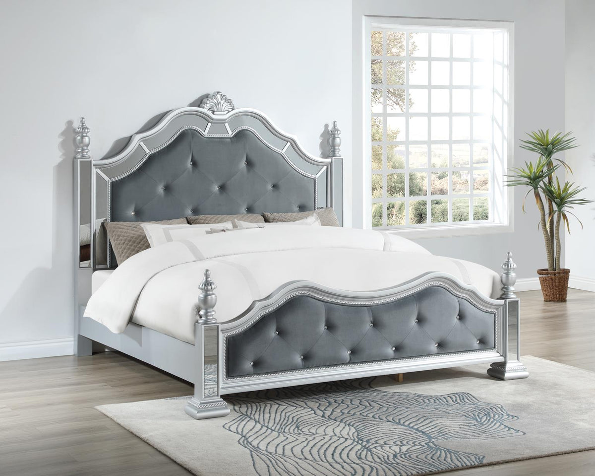 Gray Bed