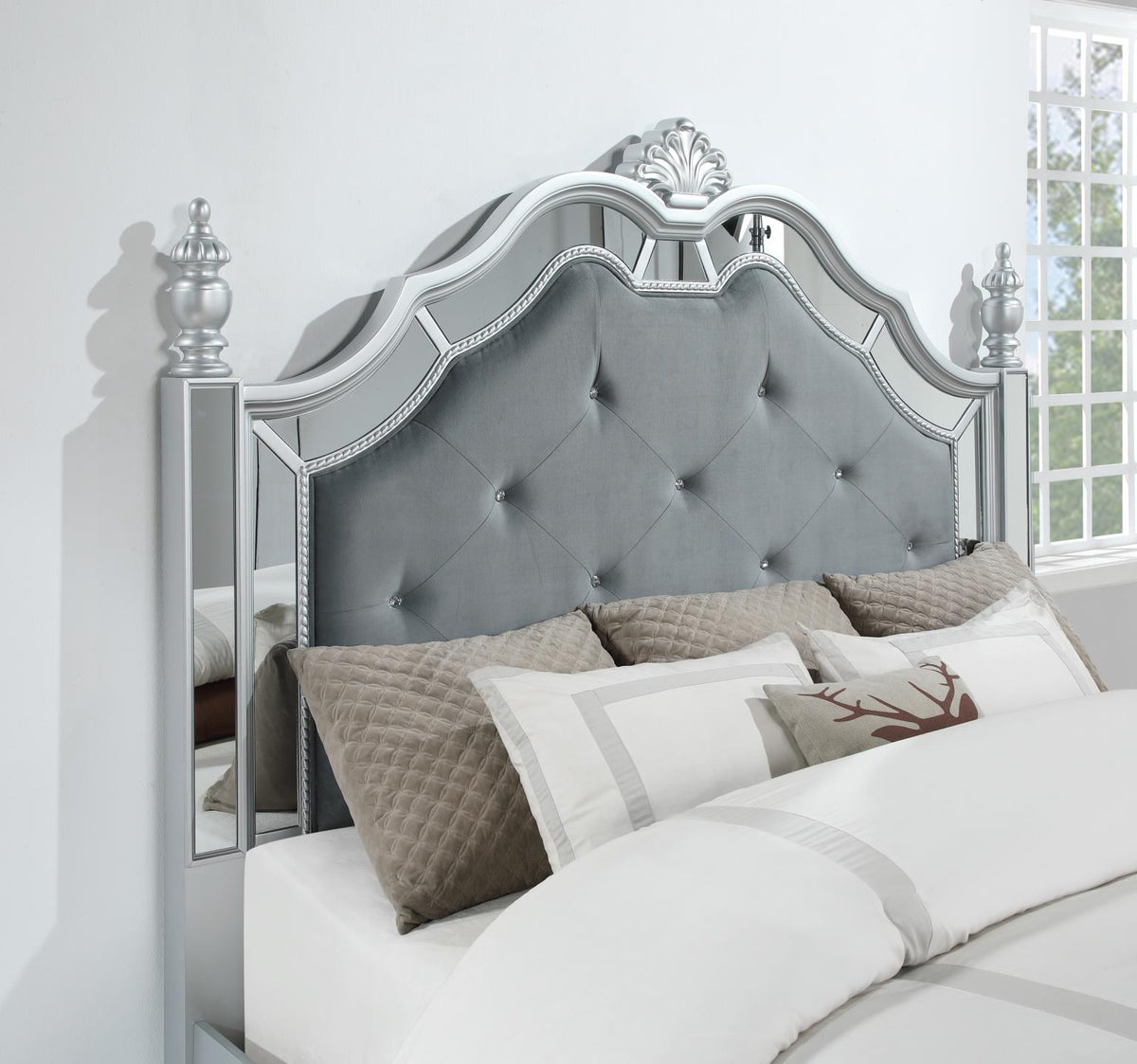 Gray Bed