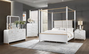 White Queen 5-Piece Bedroom Set B093