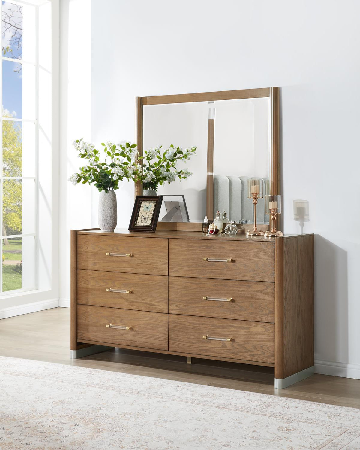 Warm Brown Queen 5-Piece Bedroom Set