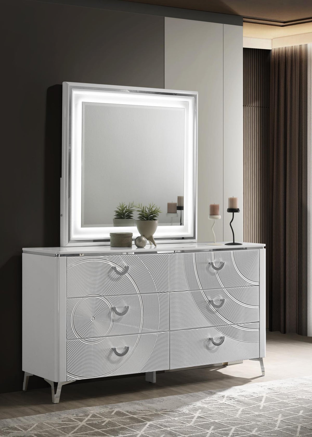 White Dresser