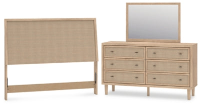 Cielden Queen Panel Headboard, Dresser and Mirror
