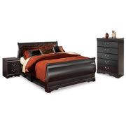 Huey Vineyard Full Sleigh Bed, Chest and 2 Nightstands