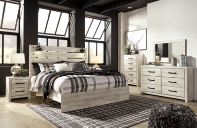 Cambeck King Panel Bed, Dresser, Mirror, Chest and 2 Nightstands
