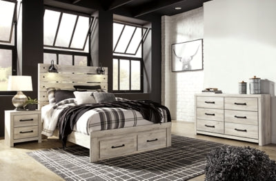 Cambeck Queen Panel Storage Bed, Dresser and 2 Nightstands