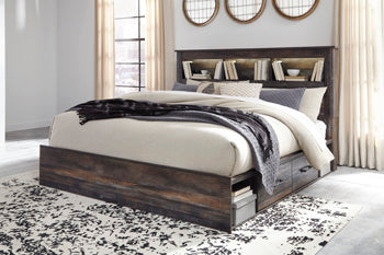 Drystan Queen/King Side Storage with Rails