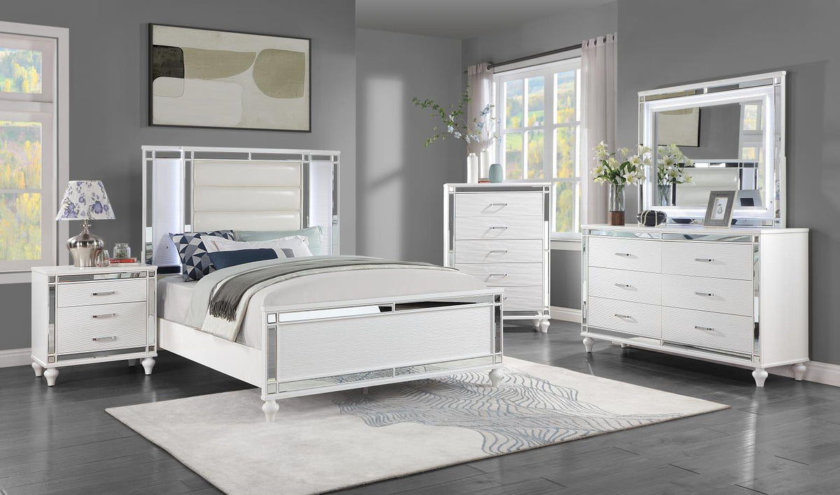 White Gloss Nightstand