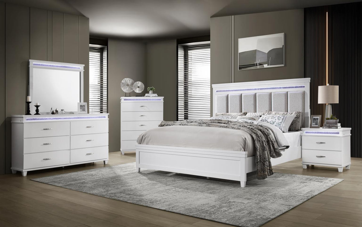 White LED Night Stand
