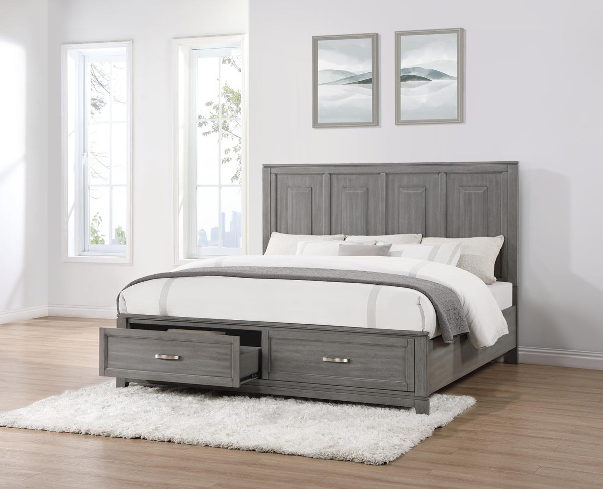 Gray Queen 3-Piece Bedroom Set B237