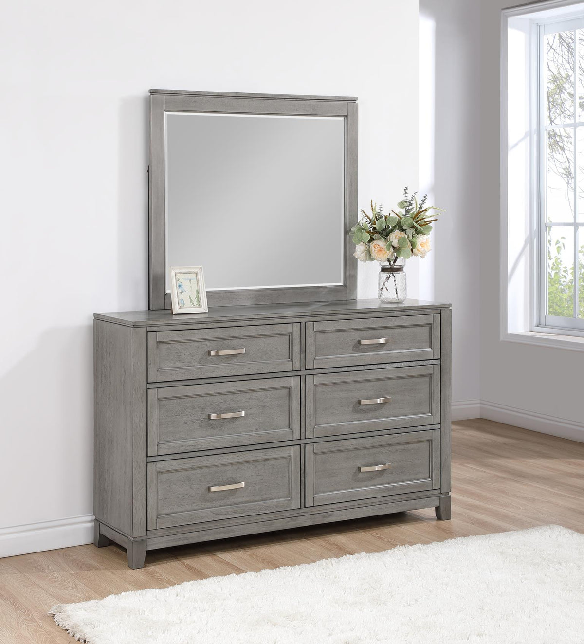 Gray King 5-Piece Bedroom Set B237