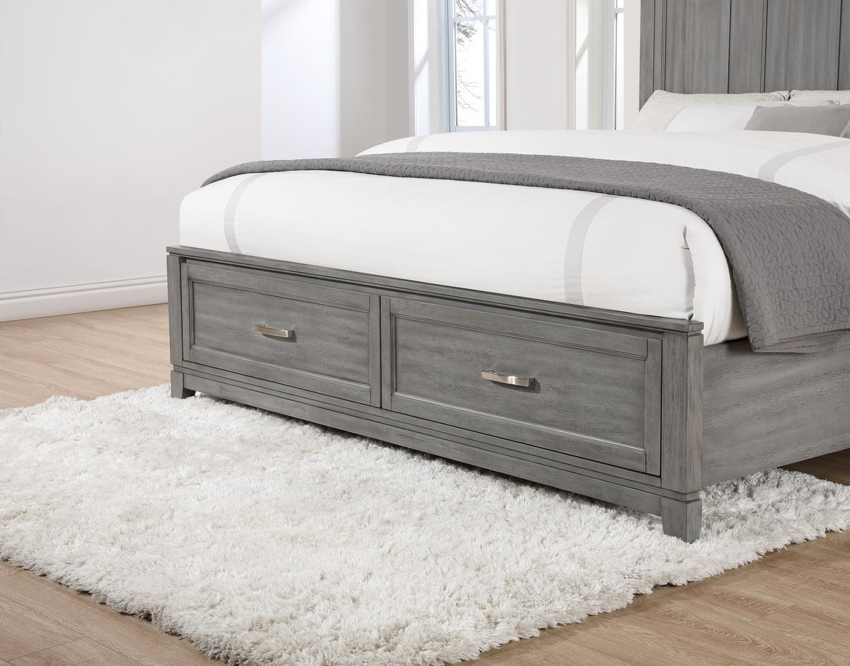 Gray Queen 5-Piece Bedroom Set B237