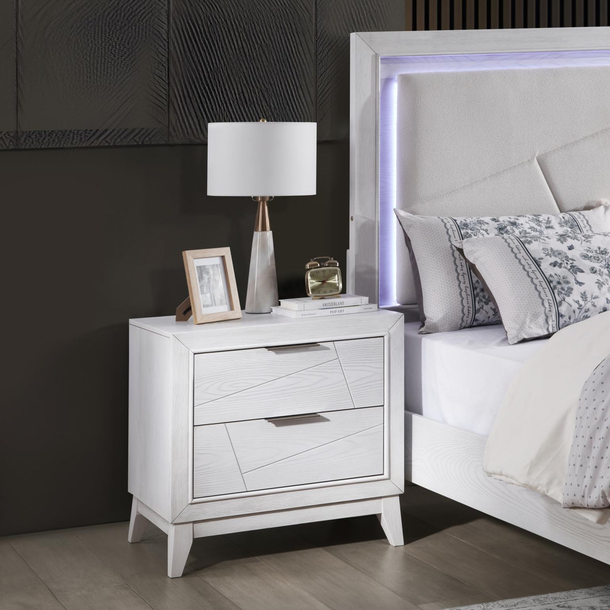 Night Stand Antique White