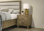 Antique Gray Night Stand